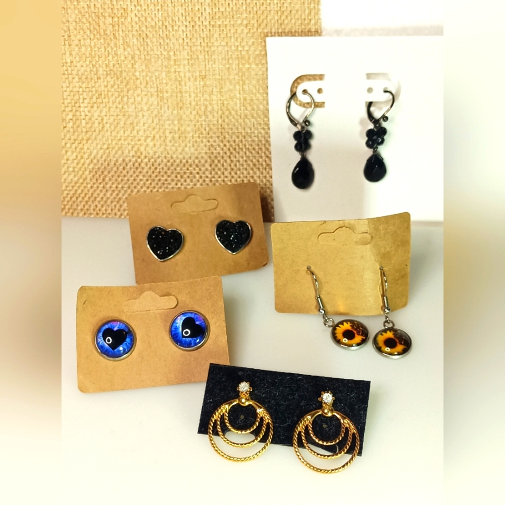 Earring lot set of 5,